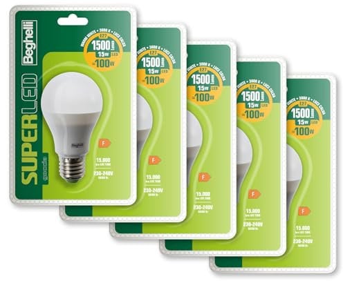 Beghelli 56304 Portalampada Anti Black-Out, Materiale Termoplastico, Bianco