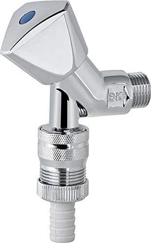 BENKISER Ventil DN 15 (1/2) mit Rückflussverhinderer und Schlauchverschraubung DN 20 3/4 Zoll