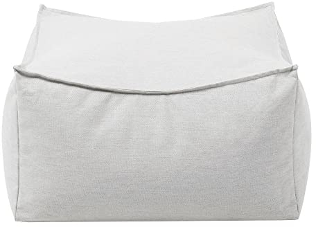 blomus Outdoor Hocker -STAY- | Sitzsack Wasserabweisend | Farbe Cloud | 60L x 60B x 40H cm | Sitzpouf Schnelltrocknend | wetterfestes Textil