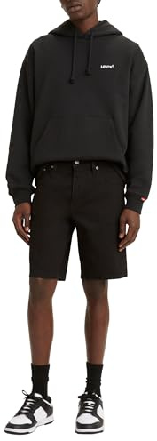 Levi's Herren 405 Standard Shorts Denim Shorts, Black Rinse Adv Short, 33W