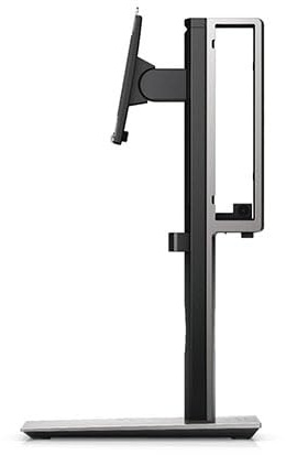Dell Ersatzteil OptiPlex Micro Form Factor MFS18, Freestanding, 5.7 kg, W125828670 (MFS18, Freestanding, 5.7 kg, 48.3 cm (19), 68.6 cm (27), Height Adjustment, Black,Silver)