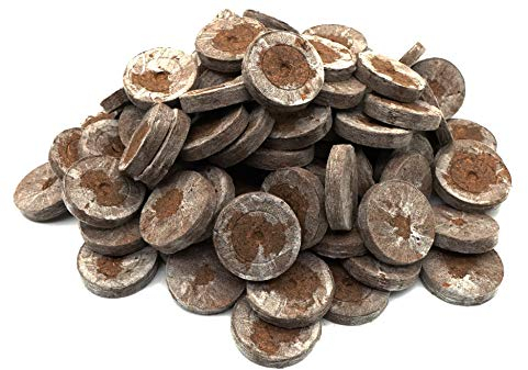 Muellers-HomeandGarden Jiffy Torf-Quelltabletten Quelltöpfe, Anzuchttöpfe, Durchmesser: 30mm,