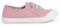 Pisamonas Zapatillas Tela Punta Goma Cordones Size 27 Color Rosa