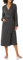 Amazon Essentials Peignoir Long en Tissu Nid D’Abeille Léger (Grandes Tailles Disponibles) Femme, Charbon Chiné, L