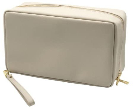 Little ELLA Wickelclutch, Wickeltasche, Windelorganizer mit vielen verschiedenen Fächern (beige)
