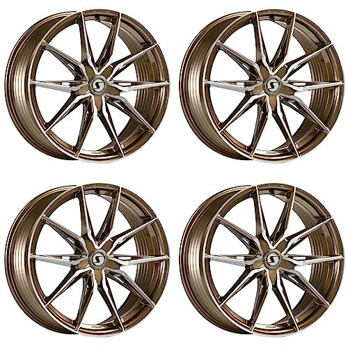 4x Schmidt Felgen TwentyOne 8.5Jx20 ET29 5x115 BronzeBrushed kompatibel mit Opel Astra J (LK115)