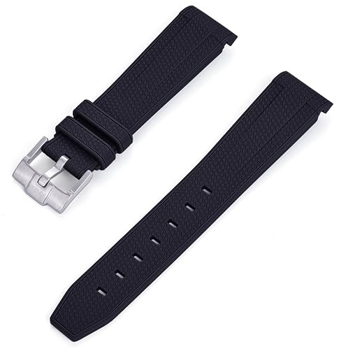 Max Watch Strap for MoonSwatch Curved FKM Rubber 20mm Replacement Band Not Silicone