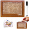 Spardose aus Holz, Retro Sparbüchse Aufbewahrungsbox, Sparbox, Spardose Kinder-Sparziel, Sparschwein mit Marker, Wiederverwendbare Spardose mit Sparziel und Zahlen zum ankreuzen (2000€)