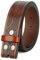 JasGood Western Gürtel für Herren Damen Ledergürtel ohne Schnalle Gürtelriemen Wechselgürtel Floral Graviert Geprägter Cowboy Gürtel für Jeans Hosen 38mm Breit,Braun,120cm