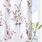 MYSKY HOME Vorhänge Wohnzimmer Gardine Drucken Vorhang mit Ösen Gardinen 2er Set Modern Schlafzimmer Kinderzimmer Fenster Kurz,H 160 X B 132 cm,Korallenrot.