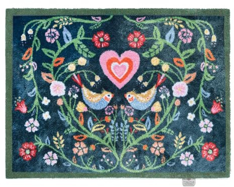 HUG RUG, Washable Dirt Trapper Door Mat, Kitchen, Hallway, Doorway, Made in the UK, Nature 35, 65x85cm