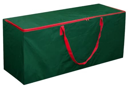 SHOOYIO Weihnachtsbaumtasche, Oxford-Stoff, faltbar, Kranz, Aufbewahrungstaschen, Weihnachtsdekoration für Girlanden, Griffe, Organizer