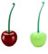 Set of 2 Toilet Brush Set in Cherry Shape, 38 cm Toilet Brush Cherry Shape with Long Handle, Cherry Toilet Brush, Cherry Toilet Brush, Creative Toilet Brush, Toilet Brush, Brush Head Colour Random
