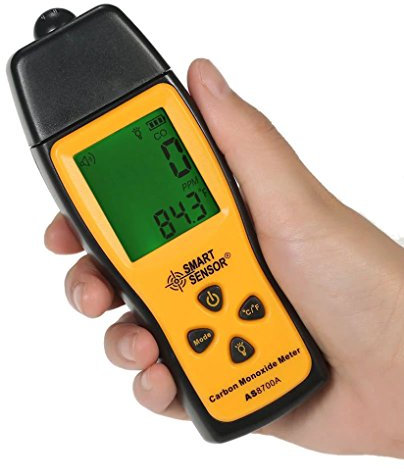 AS8700A Kohlenmonoxid-Messgerät, intelligenter Sensor, CO-Messgerät, 1000 ppm, CO-Analysator, handlicher Kohlenmonoxid-Detektor,digitaler CO-Leck-Detektor