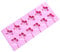 1 moule à sucettes en silicone à 12 cavités en forme de fleur pour bonbons, chocolat, gelée, gâteau, glaçons