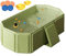 Bañera De Bebé Plegable, Bañera Grande Para Niños Pequeños, Cuenca De Ducha Portátil, Diseño Conveniente, Cómodo, 75x70x25cm, Para Hogar, Viajes, Niños, Niñas