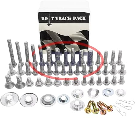 MotoForge Dynamics BKT-02 Kit de boulons pour KTM, kit complet de fixation en plastique