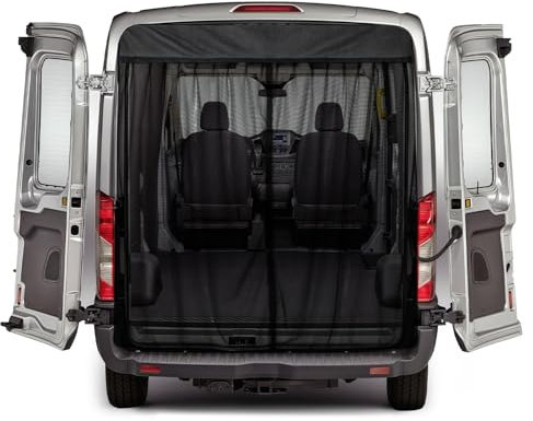Opaltool Auto Insektennetz für Ford Transit Custom Hochdach H2, Magnetische Heckklappe Hintertür Insektenschutznetze mit 4-seitigen Magneten für Camping Privatsphäre-Schutz