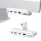 iMounts USB-C Hub für iMac 24 Zoll | 7-in-1 Adapter mit HDMI 4K 60Hz, USB-C, USB 3.0, SD-Kartenleser | Kompatibel mit iMac M1, M3, M4 (2021-2025)