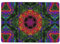 Qjjinxior Teppich, psychedelischer Kaleidoskop-Teppich, weiche Bodenmatte für Wohnzimmer, Schlafzimmer (100 x 150 cm)