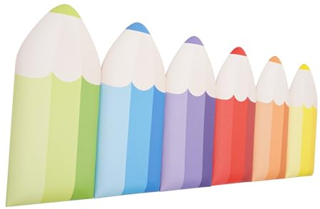6 Stück Wandmatten für Kinder, 3D-Wandaufkleber selbstklebende, Bleistift-förmige Anti-Kollisions-Wandauflagen für Kinderzimmer, Spielzimmern