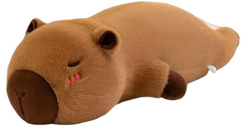 PcvGef 50cm Capybara Kuscheltier, Weiches Capybara Plüschtier, Süßes Wasserschwein Kuscheltier für Kinder, Ideal zum Kuscheln und als Dekoration