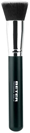 Beter – Brocha plana kabuki base de maquillaje fluido, pelo sintético, cruelty free, profesional makeup, ideal para tu estuche de brochas de maquillaje