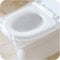 Luckyrao Lot de 50 Couvre-sièges pour abattant WC antibactérien étanche jetable Portable de Voyage Housse WC pour Femme Enceinte, Emballage Individuel