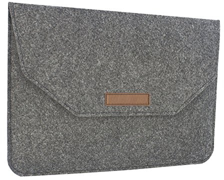 Gadget - Maletín de transporte gigante para portátil de 13 a 13,3 pulgadas, apto para MacBook Air/Pro Retina/12,9 pulgadas iPad Pro (gris oscuro)