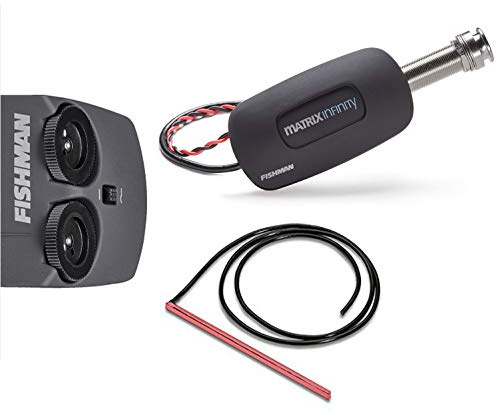 FISHMAN Pickup für Akustikgitarre, Matrix Infinity, Splitbridge-Format - Untersattel-Pickup