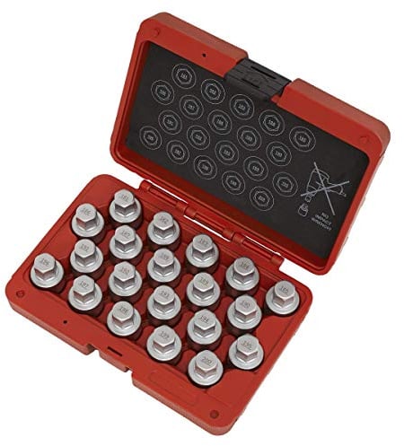 Sealey SX216 20pc Locking Wheel Nut Key Set - Vauxhall-C