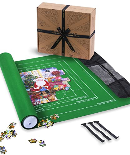 Jaques of London Jigsaw Roll Mat Age 3+ | 3000 Piece Puzzles | Easy to Store | Adults Jigsaws | Quality Since 1795