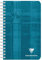 Clairefontaine 8602C - Packung mit 5 Notizbücher mit Spiralbindung, 11 x 17 cm, kariert, 90 g, 90 Blatt, farbig sortiert, 1 Pack