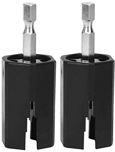 2 PZ Chitarra Trapano elettrico Trapano Bit String Peg Winder, String Winder Tuning Peg Puller Strumento di riparazione e manutenzione chitarra accessori da gioco