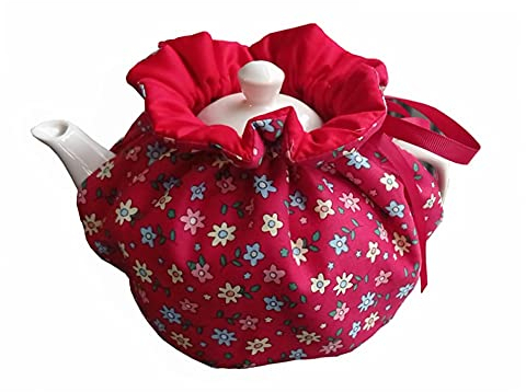 Tea Cozies, teiera in cotone vintage con motivo floreale, copertura antipolvere, per cucina, casa, teiera, accogliente, con cuscinetto isolante, per casalinga, amica, mamma (colore #18)