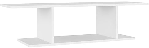 vidaXL Wall Mounted TV Cabinet Home Living Room Bedroom Furniture Entertainment Centres TV Stand Hanging TV Hifi Cabinet Unit White