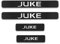 4 Pcs Carbon Fiber Car Door Sill Protector Stickers for NIS-san Juke, Welcome Pedal Kick Plates Scuff Guard Non-Slip Auto Styling Accessories