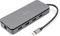 DIGITUS USB-C Docking Station con Dock SSD M.2-10 Porte - 1x HDMI, 1x VGA (4K@30Hz) - 4X USB 3.0 / USB 2.0, 1x USB Type-C - RJ45 LAN, Lettore di schede - Grigio
