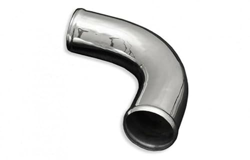 Aluminium bogen Alu-Bogen 90° Ladeluftkühler Turbo Alurohr Rohrbogen Pipe 30cm Lange (45mm)