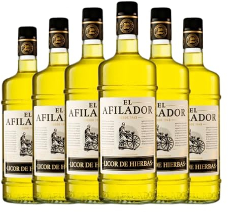 Licor de hierbas El Afilador 70 cl (Caja de 6 Botellas de 70 cl)