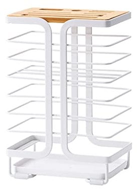 RajoNN Suministros de Cocina, Plancha con Bandeja, portacuchillas de Drenaje, portacuchillas, Almacenamiento y organización de Mesa