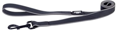 Rogz Amphibian Classic Hundeleine, Schwarz, Größe M