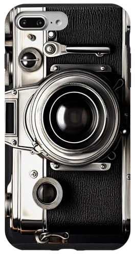 Appareil Photo Photographe Photographie Vieille Caméra Coque pour iPhone 7 Plus/8 Plus