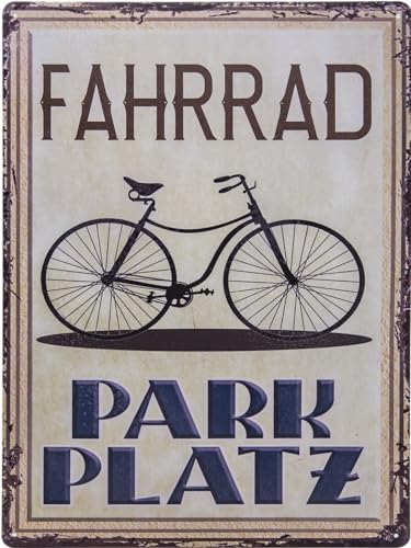 LUCKYLINDE wetterfestes XL Blechschild, Wandschild, Türschild Mallorca Landkarte Karte Deko 30 x 40 cm