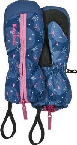 Playshoes Fäustling mit Reißverschluss Unisex Kinder Winter-Handschuhe, Marine Reißverschluss, 4