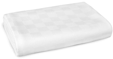 Morbidissimi Copriletto Leggero Happy in Piquet di Puro Cotone, Tinta Unita, Ideale per Primavera e Estate, Copri Letto Pratico Confortevole e Traspirante Matrimoniale 260x260 cm Bianco