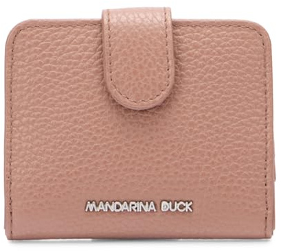 Mandarina Duck Mellow Leather Wallet, Women's Travel Accessories, One Size, Winter Rose, One Size