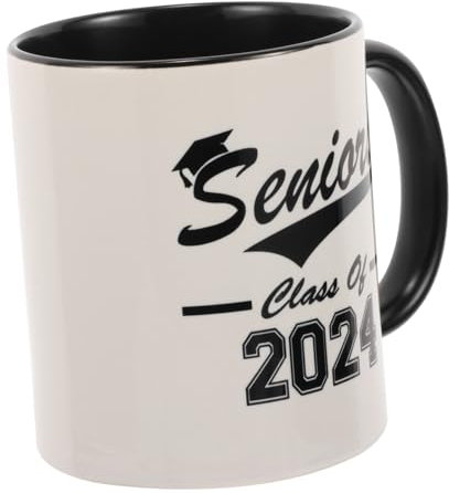 MAGICLULU Tazas De Cerámica Con Temática De Graduación Únicas Tazas De Café Reutilizables Para Estudiantes Y Oficina