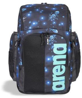 Arena Spiky III Rucksack 45, Schwimmen, Athlet, Sport, Fitnessstudio, große Trainingsausrüstung, Schwimmtasche für Damen und Herren, 45 Liter, Aqua