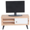 DRESSOOS Miniatur Fernseher Set Mit TV Schrank Realistisches Puppenhaus Zubehör Für Perfektes Für Kreatives Rollenspiel Und Dekoration